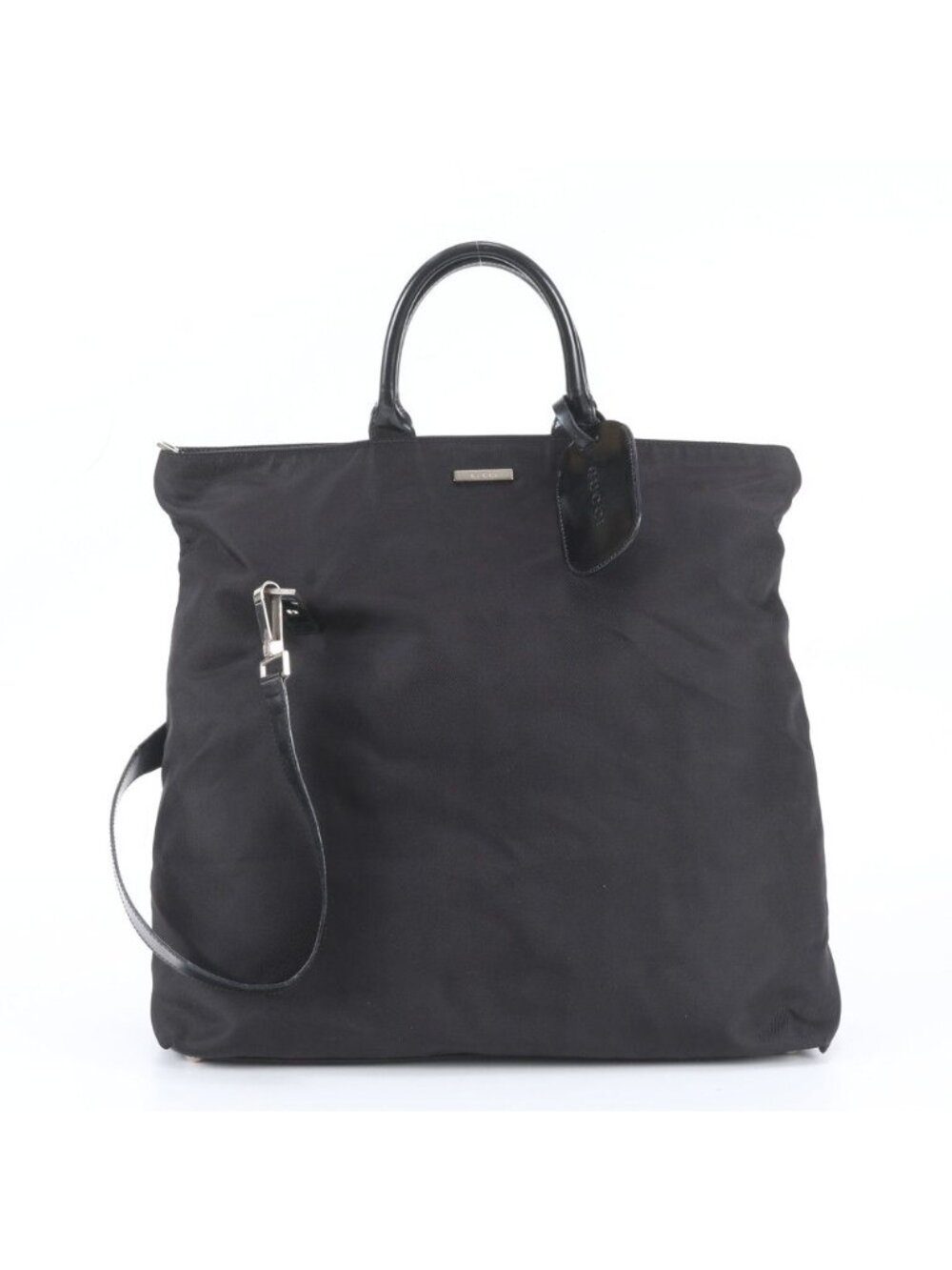 Gucci Leather 2-Way Shoulder Bag Crossbody Messenger Business Tote